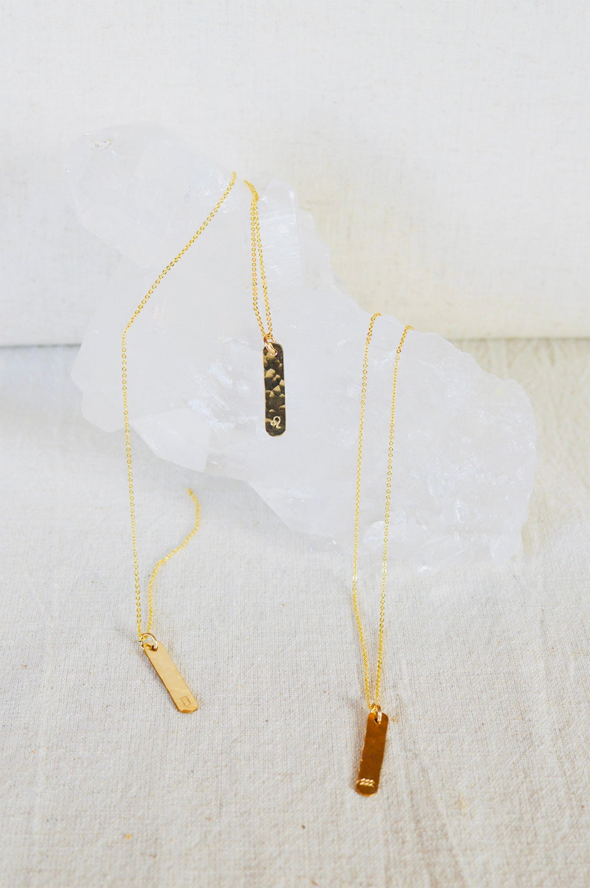 Zodiac Siren Bar Necklace