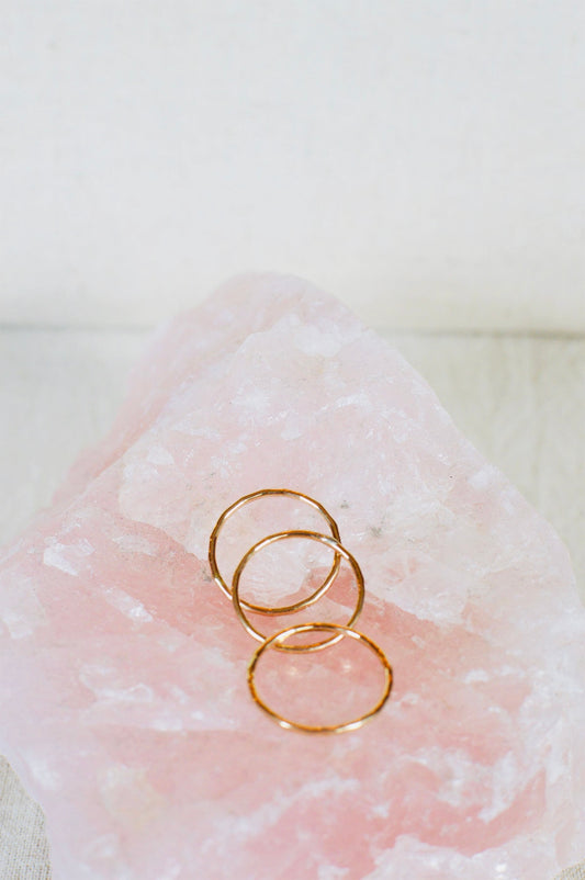 Organic Simple Stacking Ring
