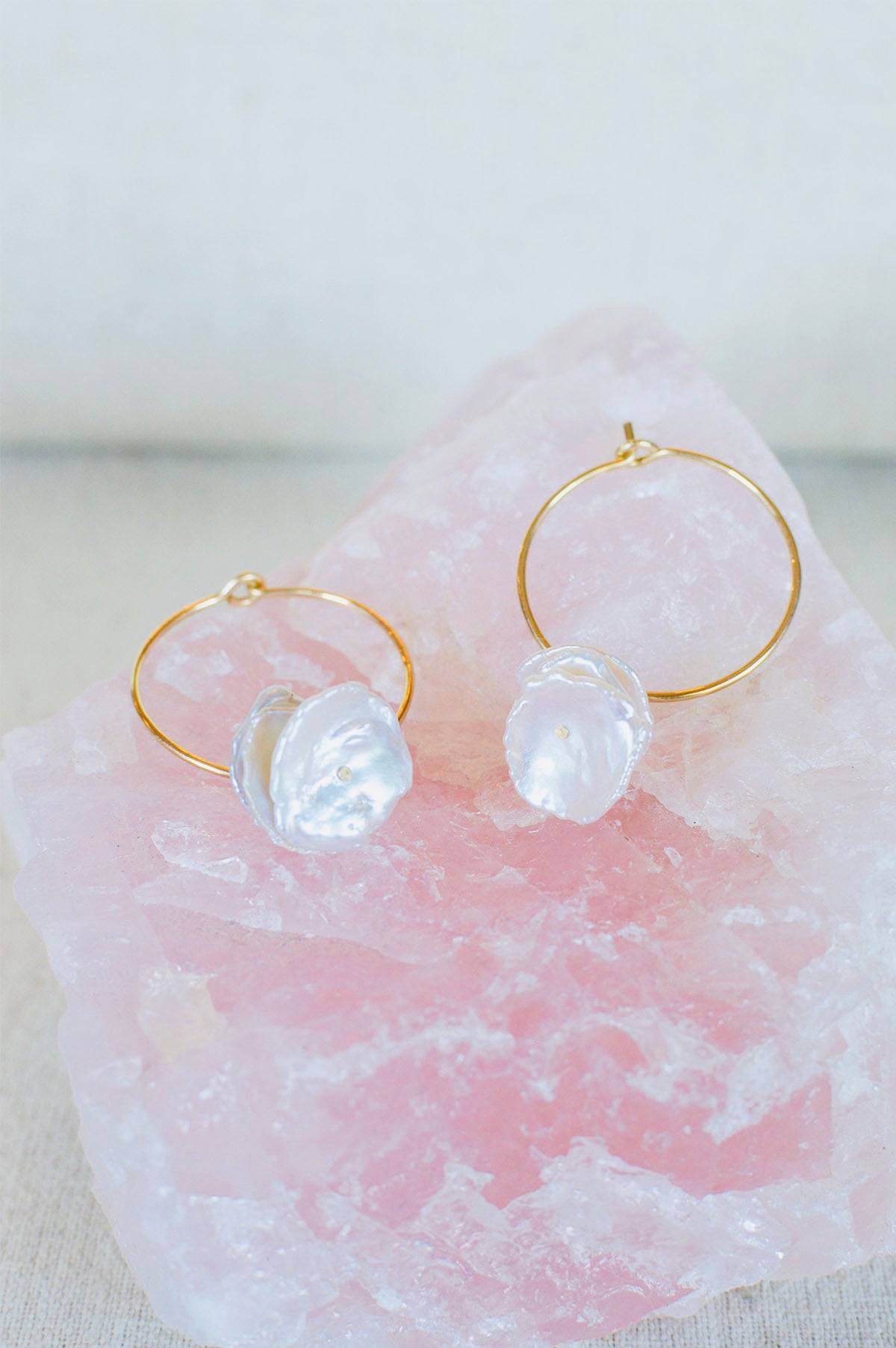 Pearl Drift Hoops
