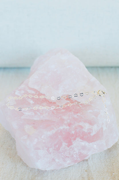 Linked Hearts  Bracelet