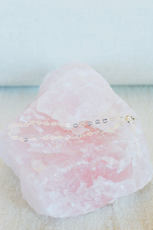 Linked Hearts  Bracelet