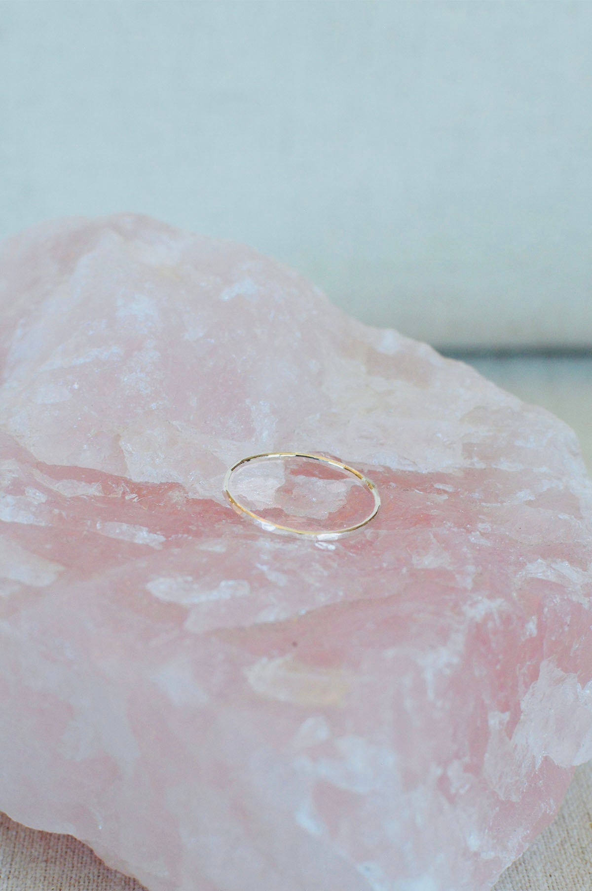 Organic Simple Stacking Ring