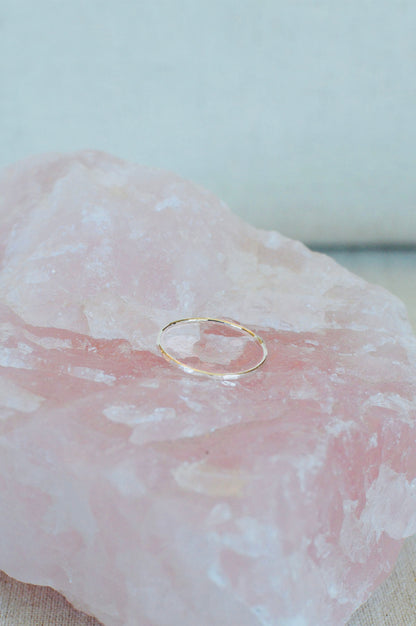Organic Simple Stacking Ring