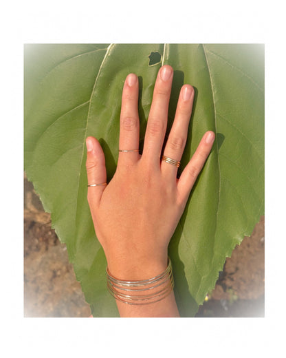 Organic Simple Stacking Ring