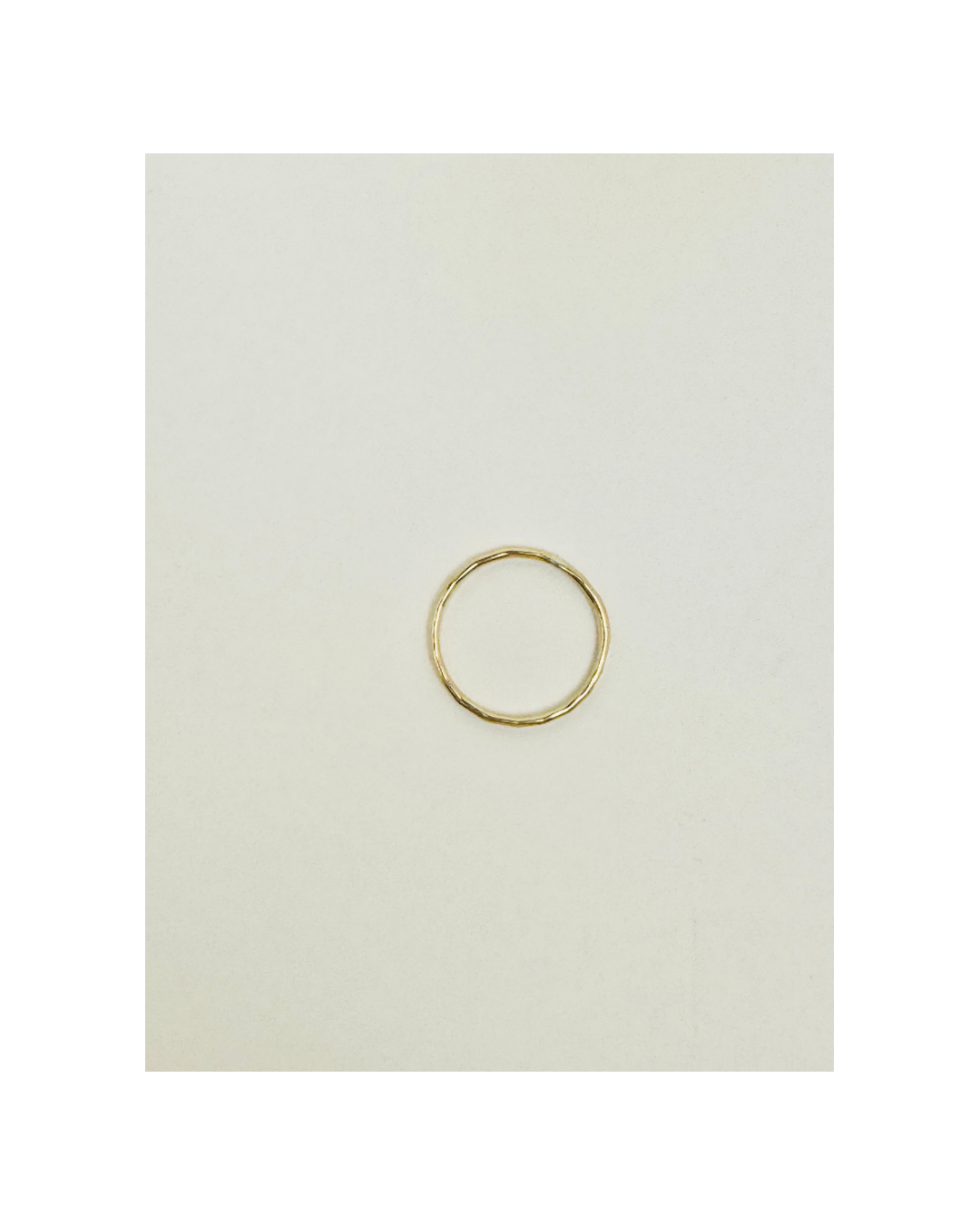 Organic Simple Stacking Ring