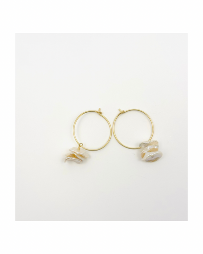 Pearl Drift Hoops
