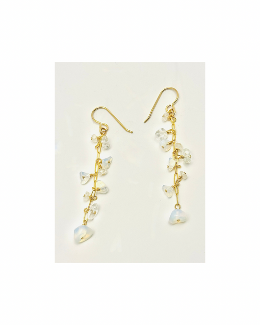 Moonbeam Drop earrings